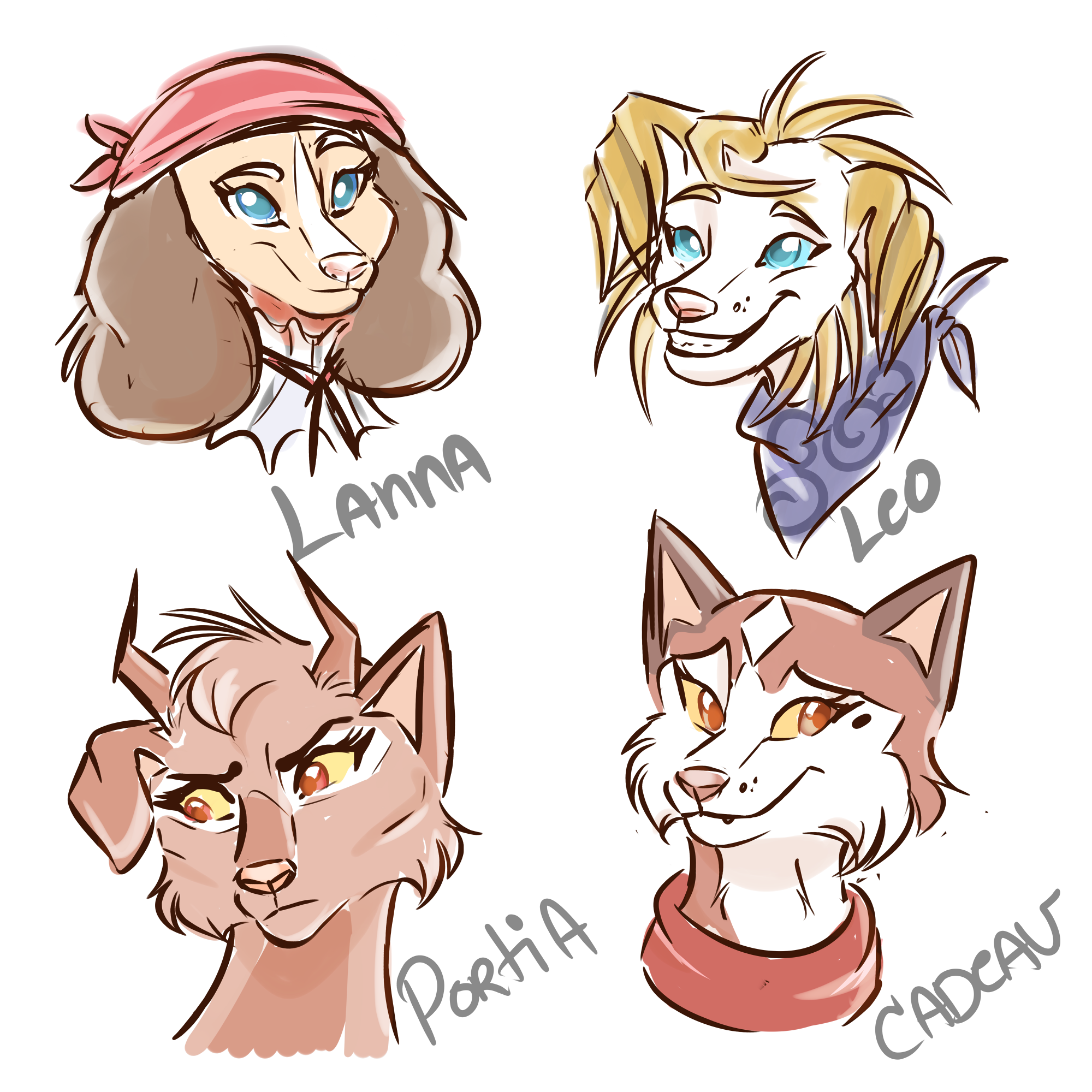 Tails Headshot A Tale of Tails - Headshots by Wolf-Chalk on DeviantArt