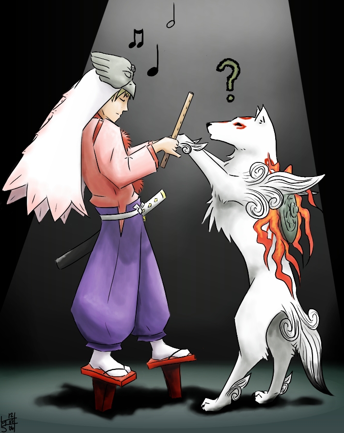 fanart : okami : two to tango