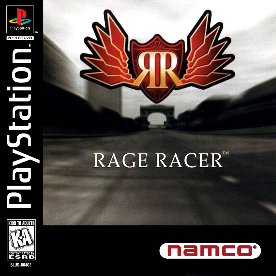 Ps1 Rage Racing Rage Racer (SLUS-00403) PS1 Cover Art Remake by Insanity-Designs on ...