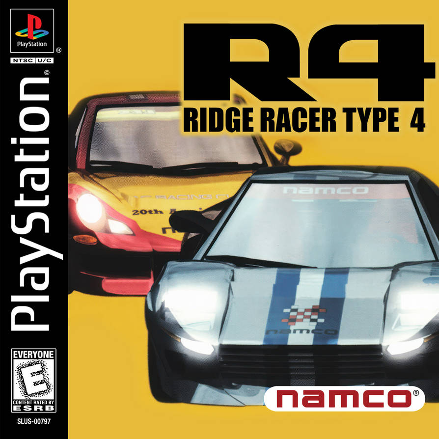 R4: Ridge Racer Type 4 (SLUS-00797) PS1 Cover Art by Insanity-Designs ...