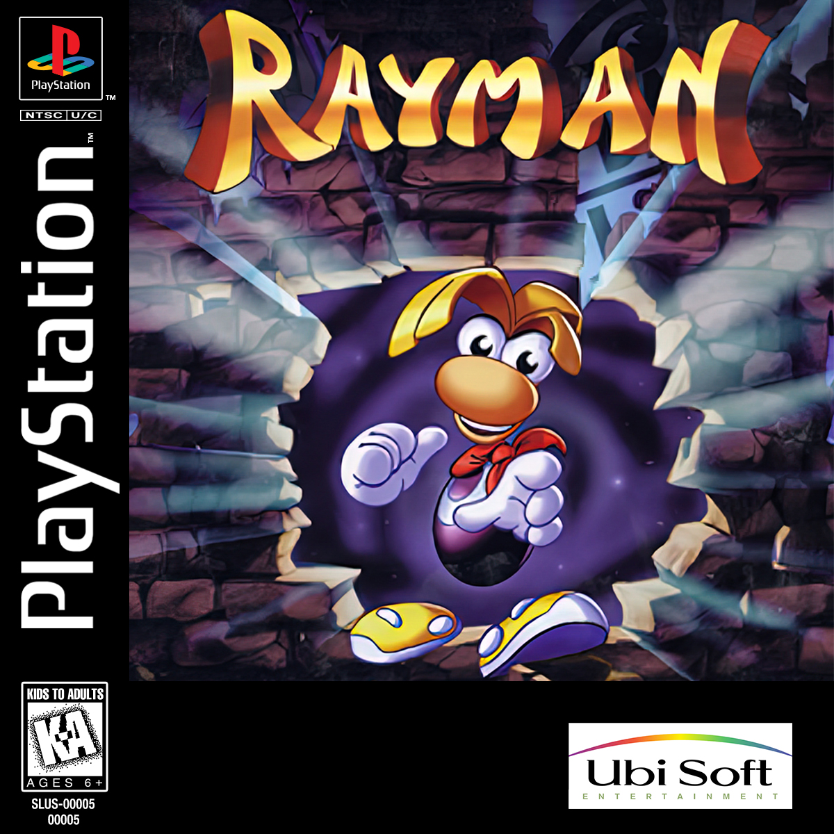 Rayman Game Inflation Rayman (SLUS-00005) PS1 Custom Cover Art by Insanity-Designs on DeviantArt