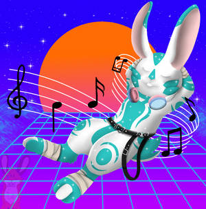 Synthwave Bunny