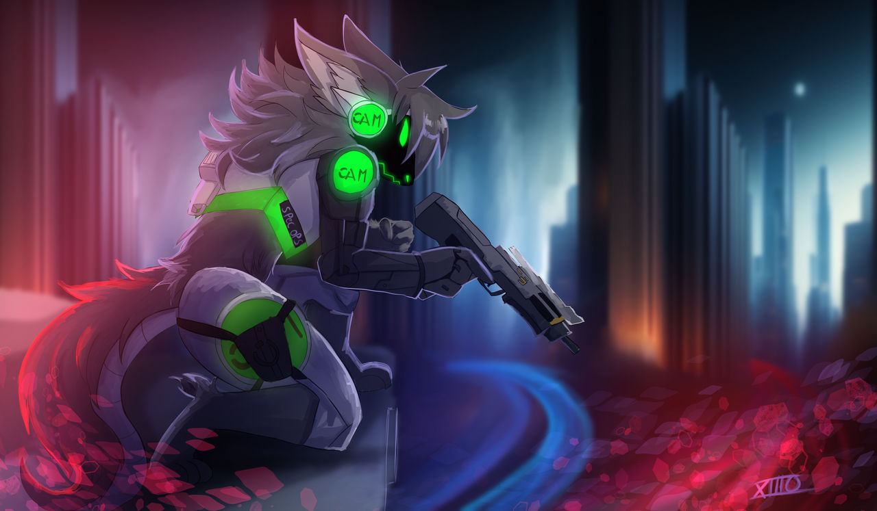 Yuri The Protogen Ready To Drop Down On Enemies by SoppyCastle9 on ...