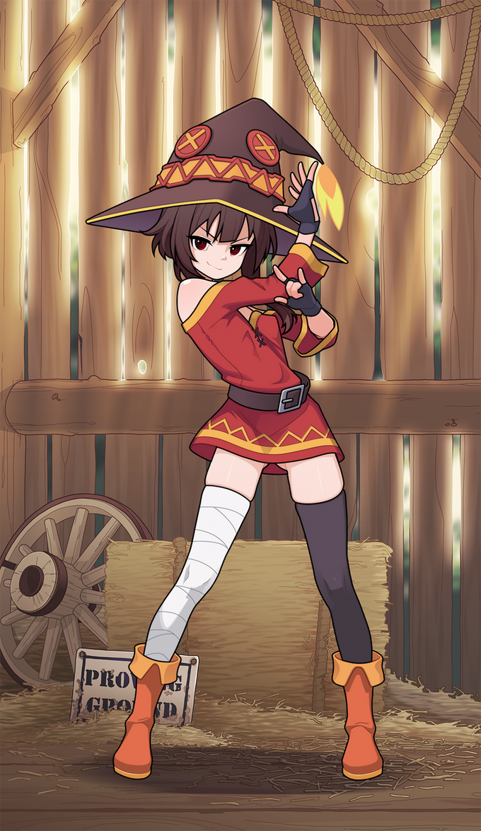 Fall Megumin Megumin by NaytLayt on DeviantArt
