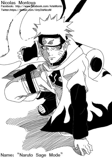 Naruto Sage Mode by montonico on DeviantArt