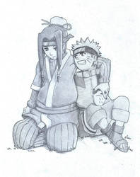 Haku and Naruto