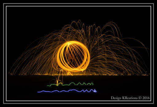 Flaming Steel Wool 2