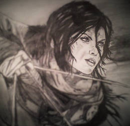 Lara Croft Drawing