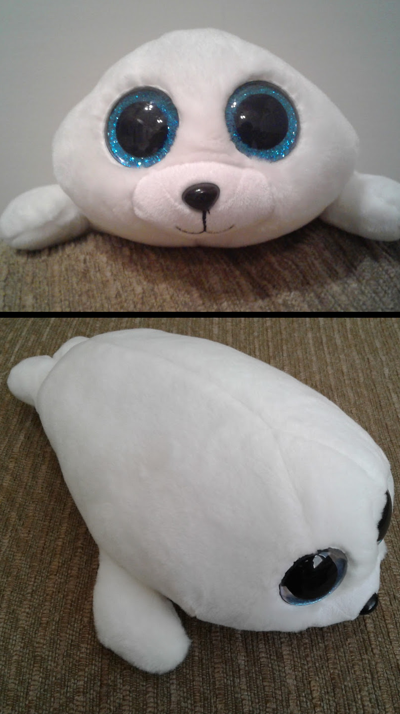 Ty icy seal plush best sale white large