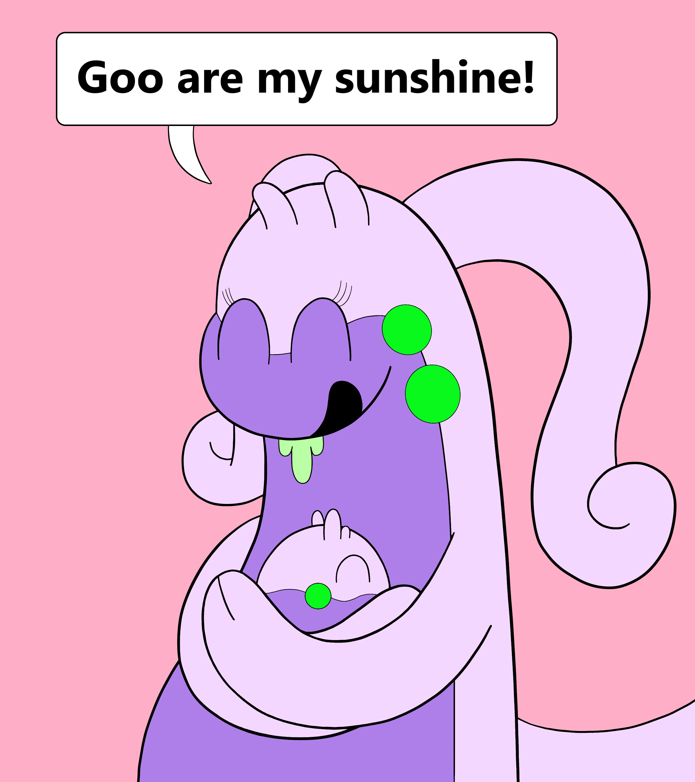 Goodra Inflatiob Mama Goodra: Goo are my sunshine by RawburtFuzzles on DeviantArt