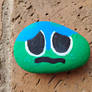 My smooth rock painting of Squirm