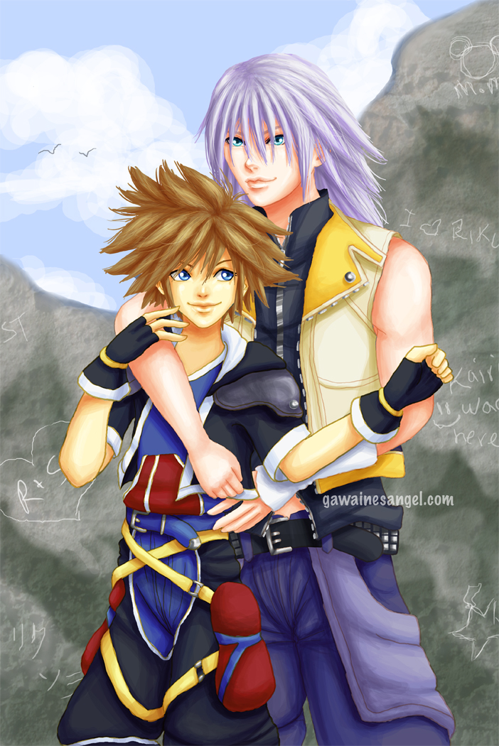 Sora X Riku Together -Riku x Sora- by GawainesAngel on DeviantArt