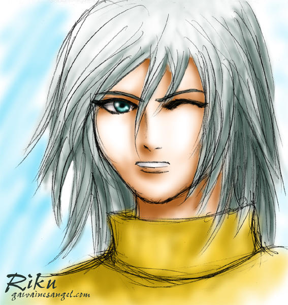Riku sketch by GawainesAngel on DeviantArt