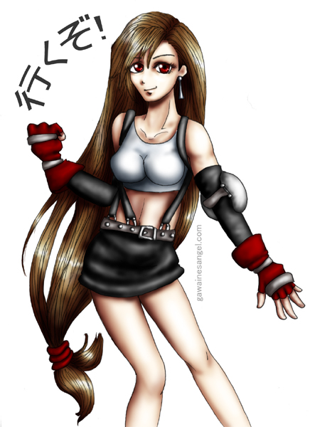 'Let's go' - Tifa Lockheart