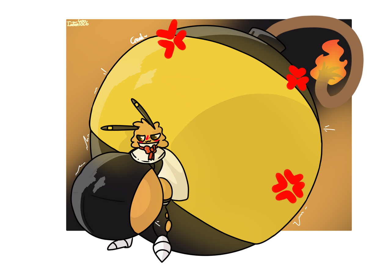 Bomb Inflation Explosion Deviantart Imminent Explosion by BalloonIndigo4826 on DeviantArt