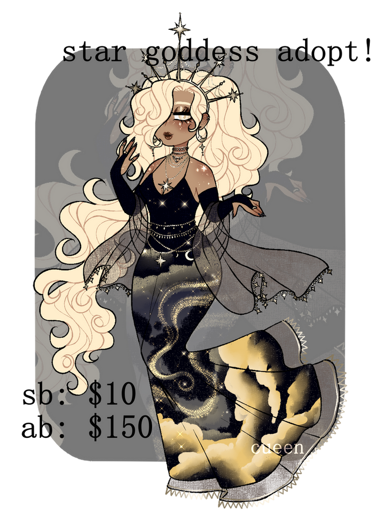 Goddess Star Rider star goddess adopt! (closed) by cueen on DeviantArt