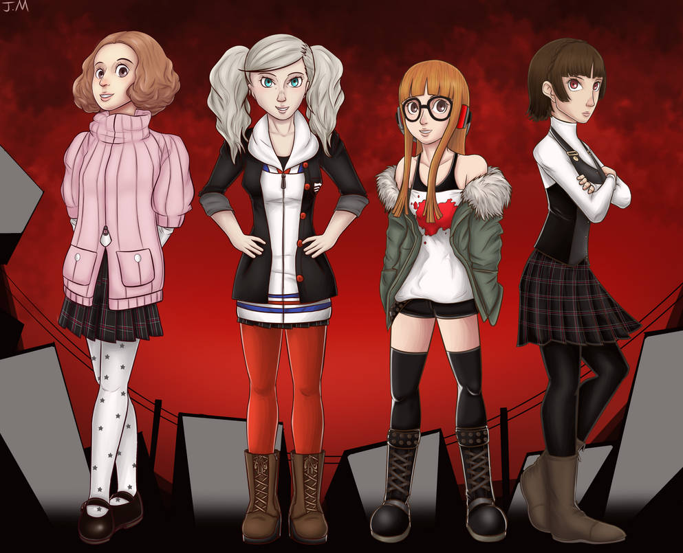 Persona 5 девушки