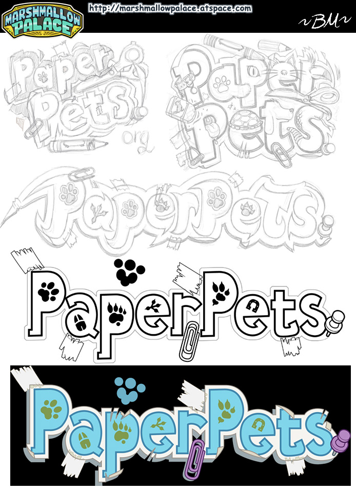 Pets Logo Concepts Process