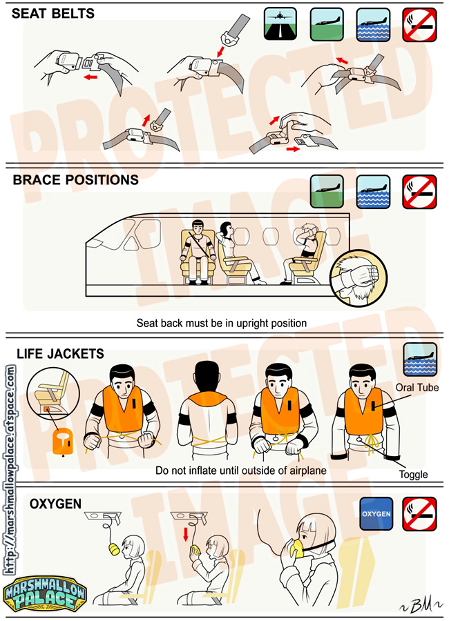 Plane Safety Vector page2