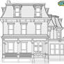 Victorian House Vector Commission