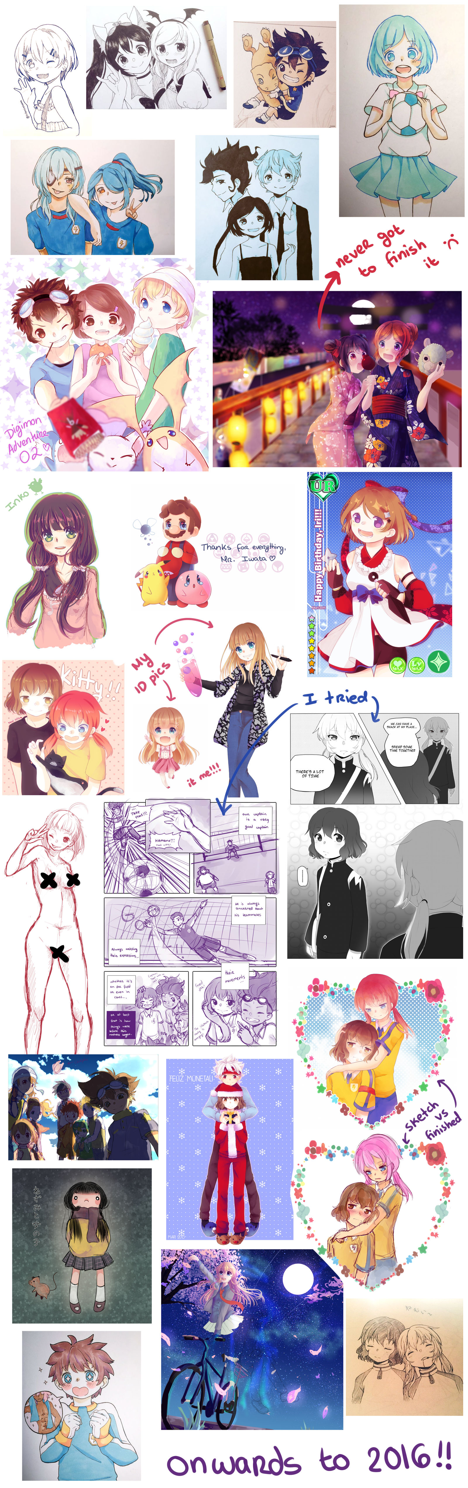 2015 Sketchdump by marikyuun