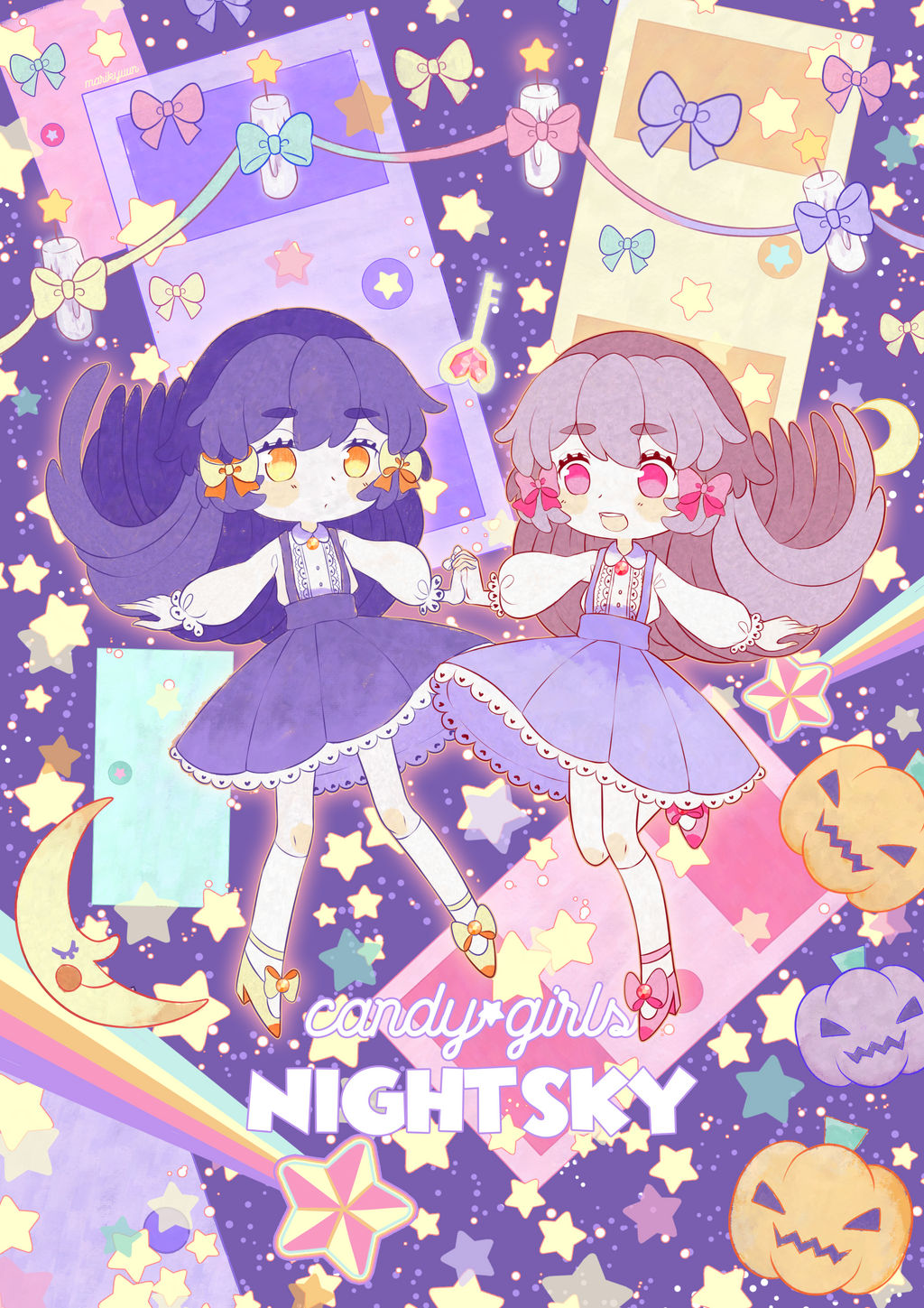 candy girls' NIGHT SKY by marikyuun