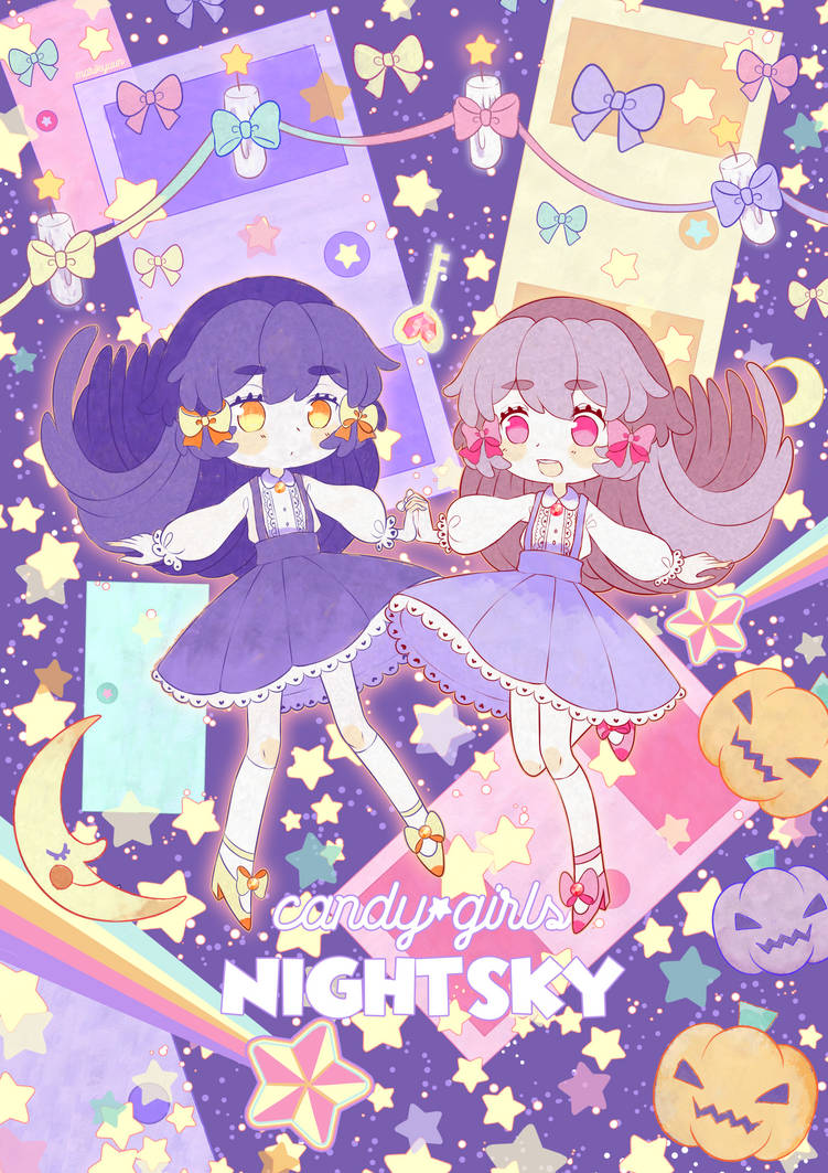 candy girls' NIGHT SKY by marikyuun