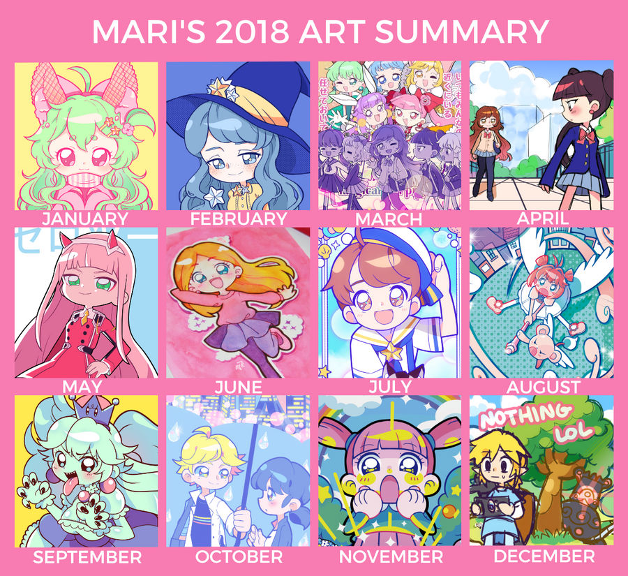 2018 Art Summary by marikyuun