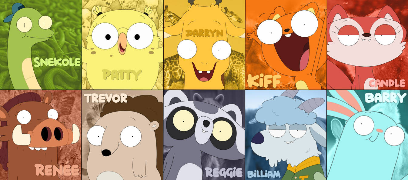 Kiff Chatterley and 9 Friends in Colors by DavidLen on DeviantArt