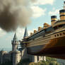 Galactic Cruise liner Re Entry - Steampunk Series