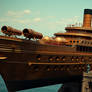 Mars Based Planetary Ferry - Steampunk Series