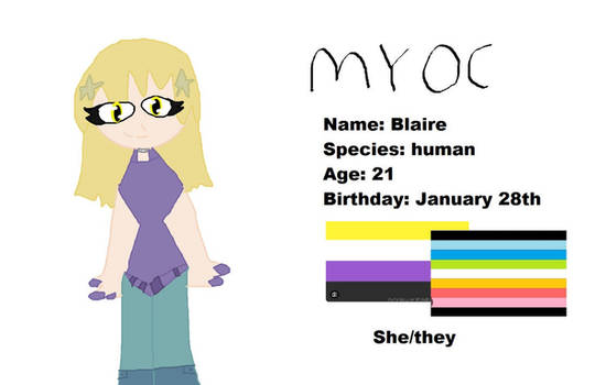 My oc (Blaire)