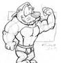 Toon muscle- Walrus (sketch)