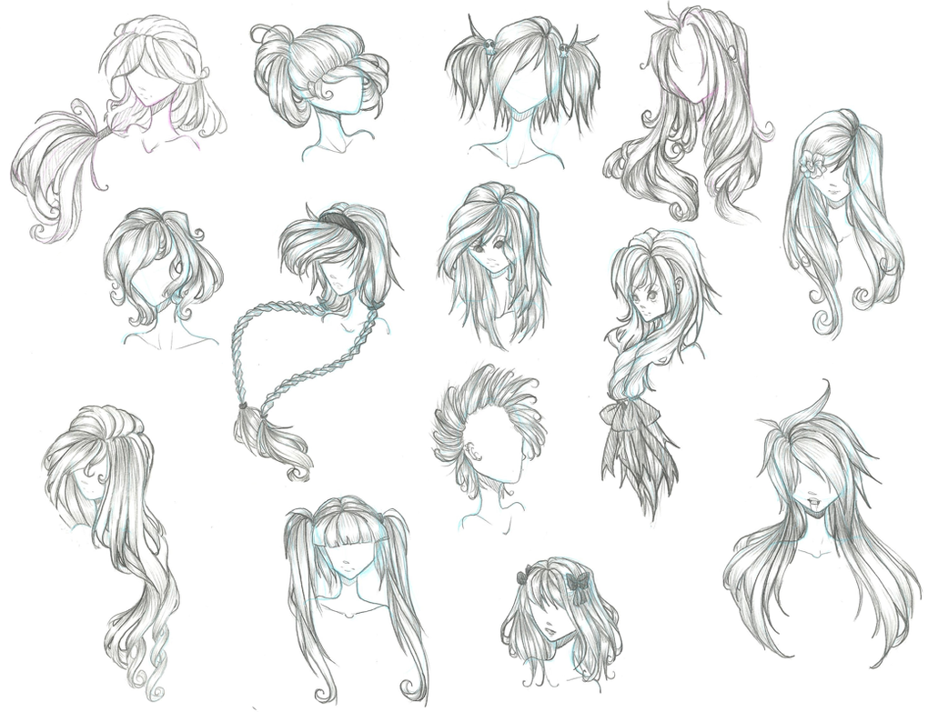 anime hair by Aii-Cute on DeviantArt