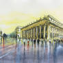 SOLD - Le Grand theatre - Watercolor