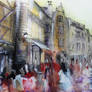 Sarlat - Watercolor - For sale original