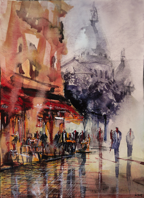 Montmartre watercolor