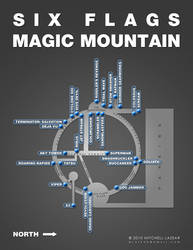 Magic Mountain Map - Simple
