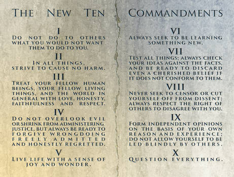 The New Ten Commandments