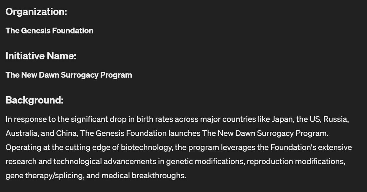 Dgy Program New Dawn Surrogacy Program Information by Sliestwheel on DeviantArt