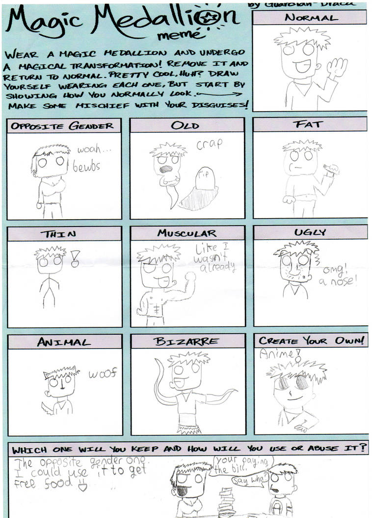 magic medallion meme by firestar1234 on DeviantArt