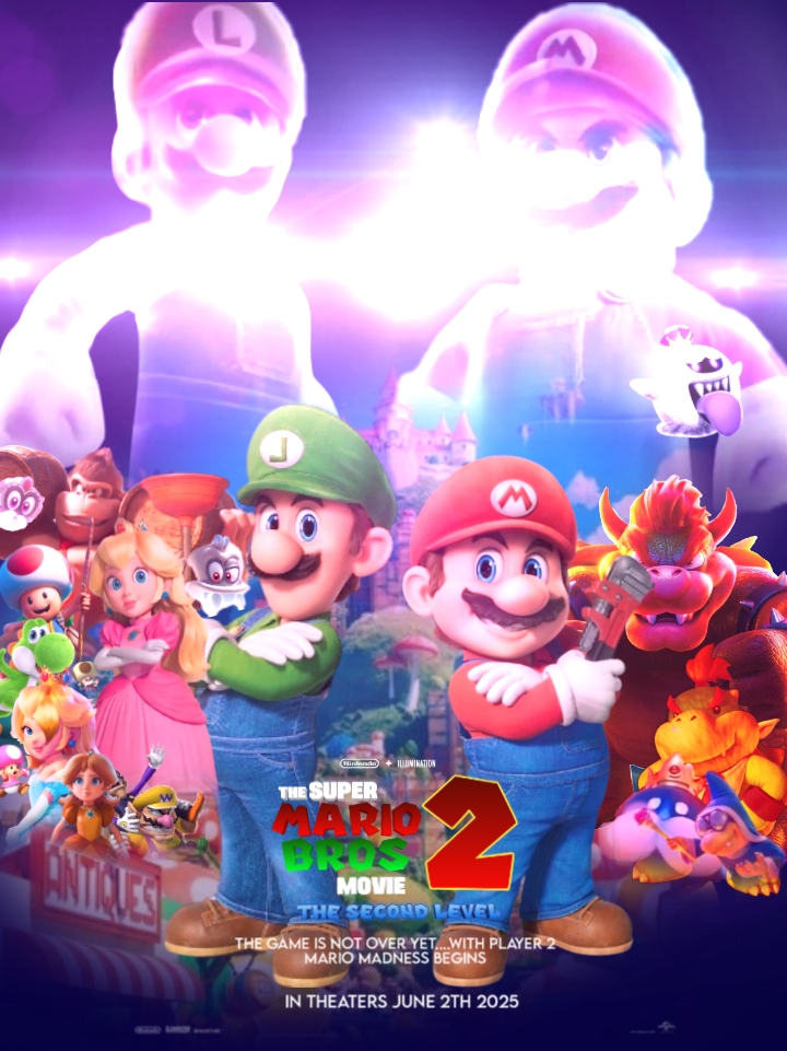 The Super Mario Bros Movie 2 (2025) Concept Poster by