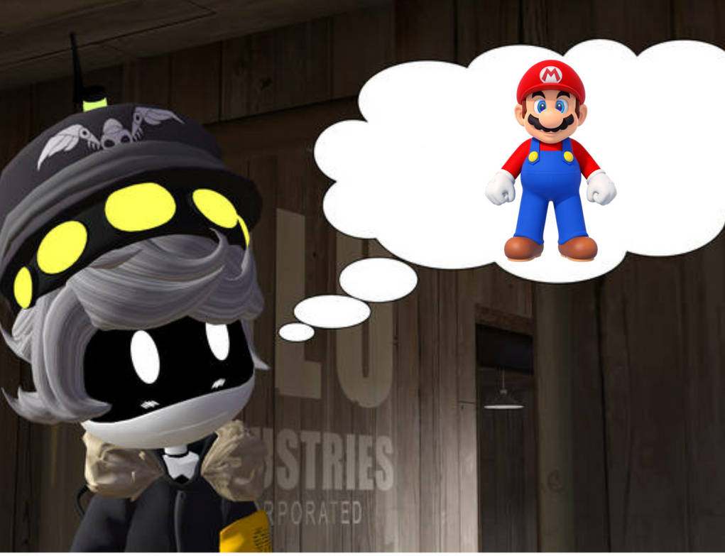Mario Hinking N is thinking about Mario by JazTheMurderDrone on DeviantArt
