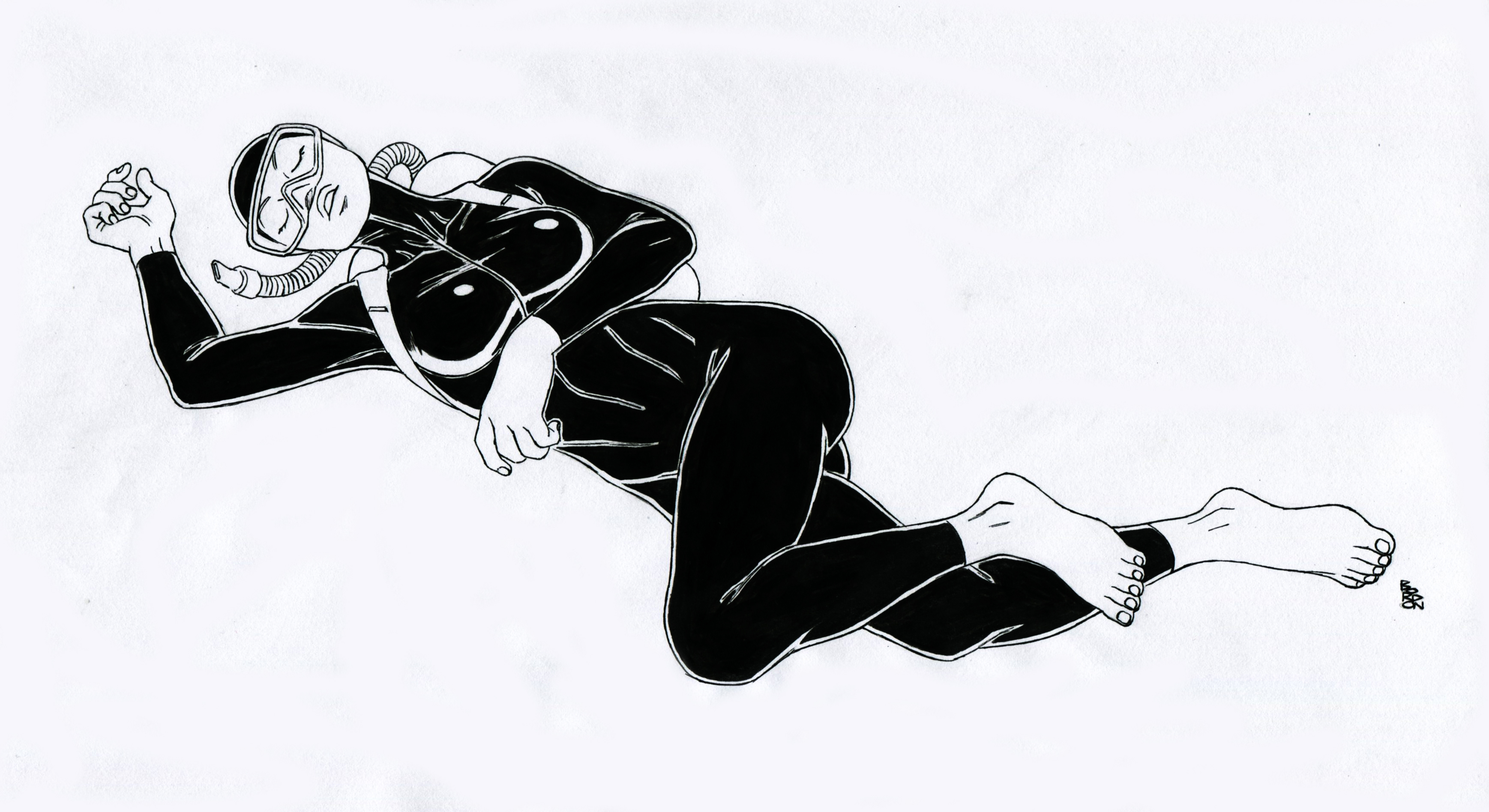 Bordon Deviantart Bordon Commission: Unconscious Diver by Yamato-Trooper on DeviantArt