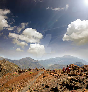 mountains in summer