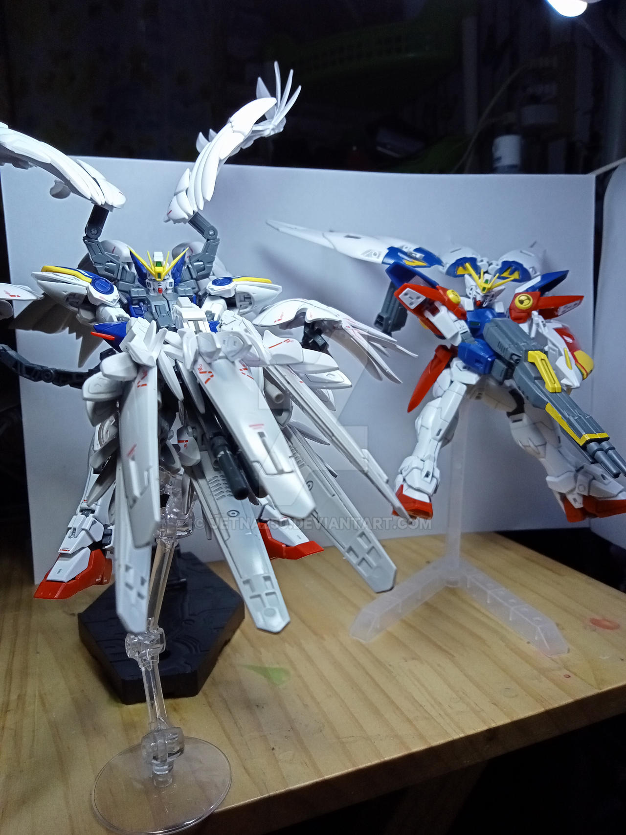 Wing Zero and Wing Zero Ew by jetna250 on DeviantArt