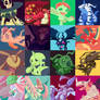 Digimon color palette challenge