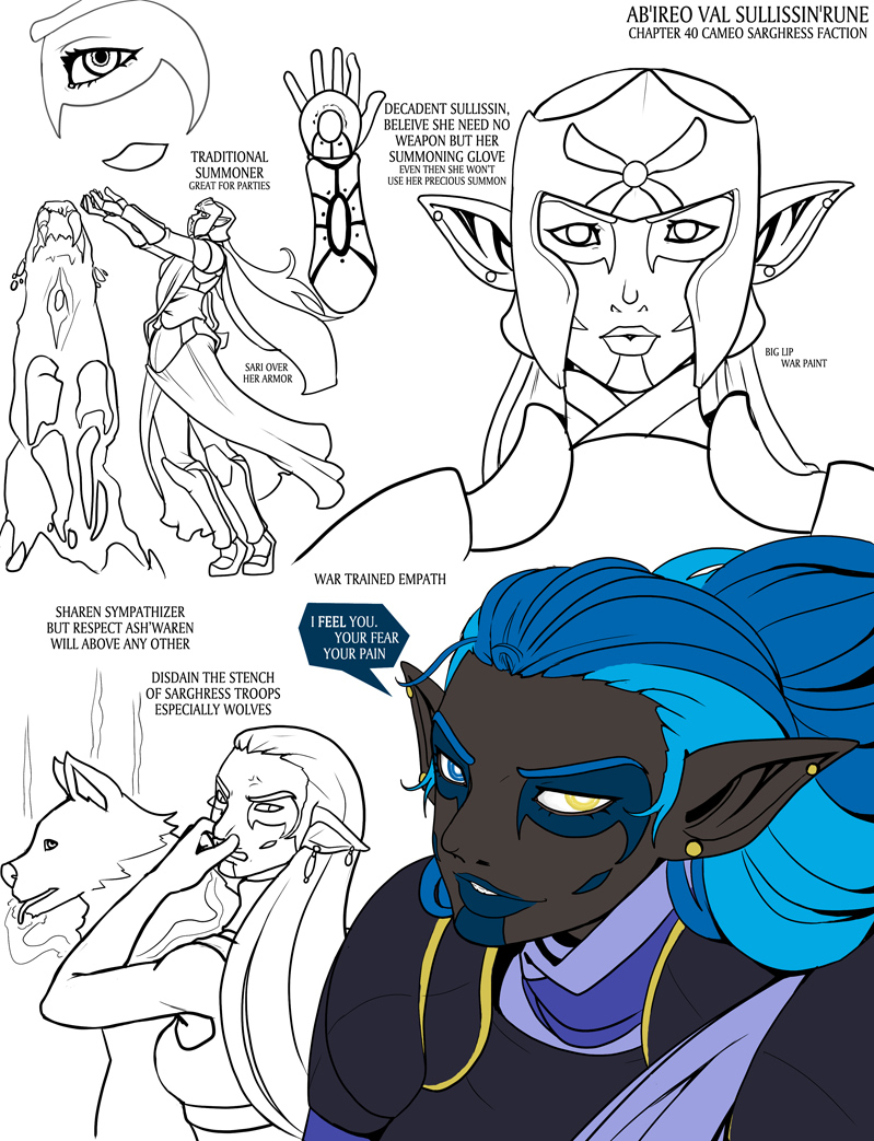 Ch40 cameo : War empath Abireo by drowtales