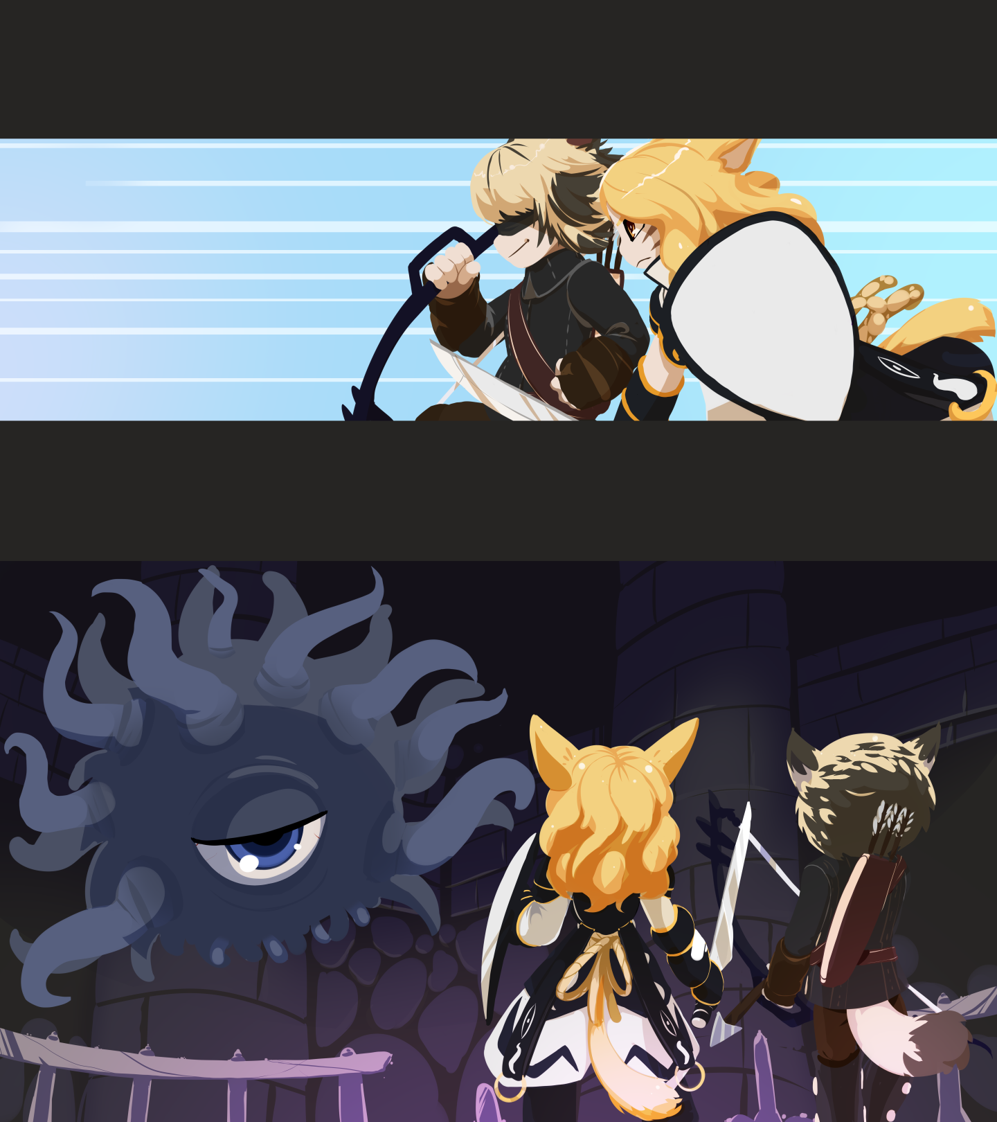 Raid animation stills by drowtales on DeviantArt