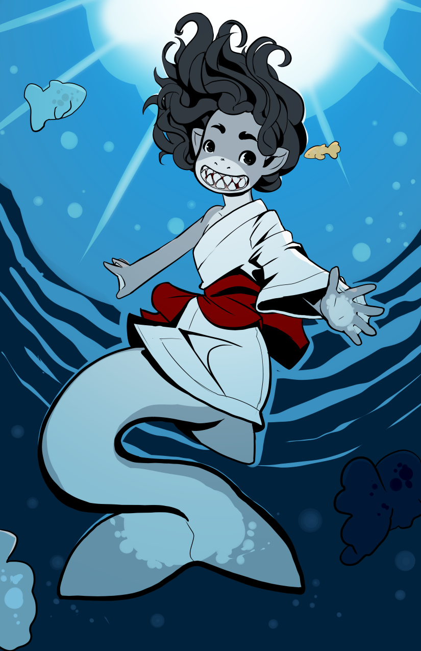 Whiteshark Mermaid